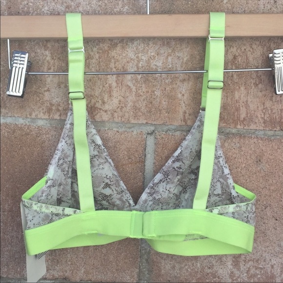 NWT Splendid Snake Mesh Banded Bralette - small - Picture 2 of 6